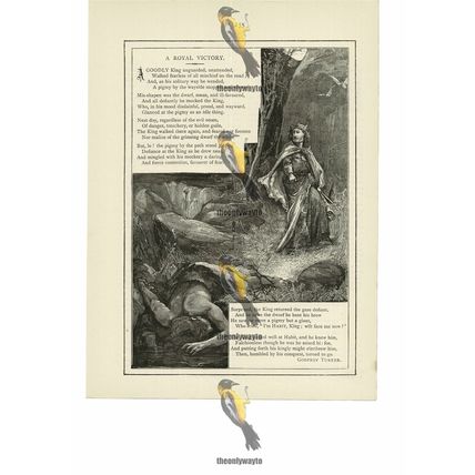 Royal Victory, Victorian Poetry, Book Illustration (Print), 1892