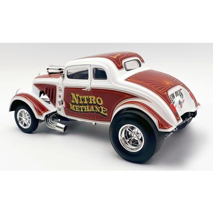 1/18 ( WR ) 1933 Gasser "Nitro Methane" White and Brown Limited Edition to 348 p