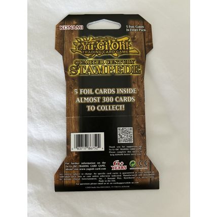 New Yu-Gi-Oh Quarter Century Stampede Pack