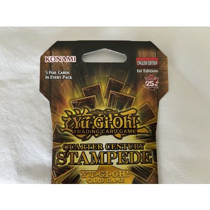 New Yu-Gi-Oh Quarter Century Stampede Pack