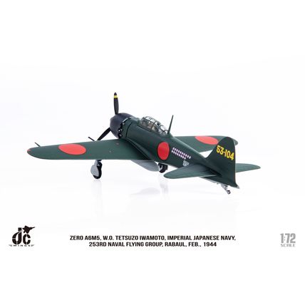 ZERO A6M5 W.O. TETSUZO IWAMOTO, IMPERIAL - JC WINGS JCW72ZERO001 1/72