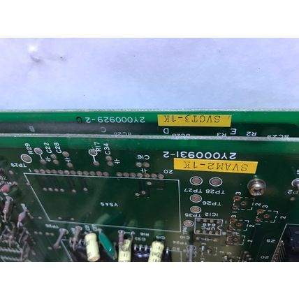 GE SVAM II SERVO AMPLIFIER BOARD 2Y000931-2 WITH SVCT III 2Y000929-2,SC,TC,TK