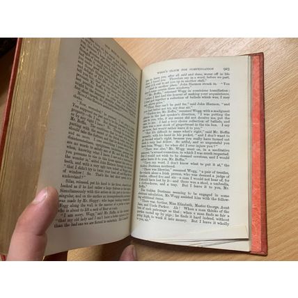 RARE* 1914 CHARLES DICKENS OUR MUTUAL FRIEND FIRESIDE EDITION HB BOOK (P4)