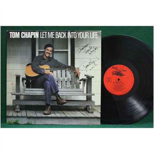 Tom Chapin - Let Me Back Into Your Life - (Autographed) - FF 402 - EX