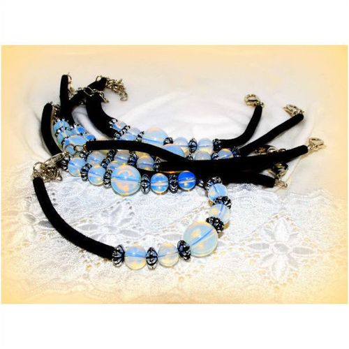 Sale 4 Pcs Opalite Moonstone Lobster Clasp Bracelets Bangle Jewellery 1062