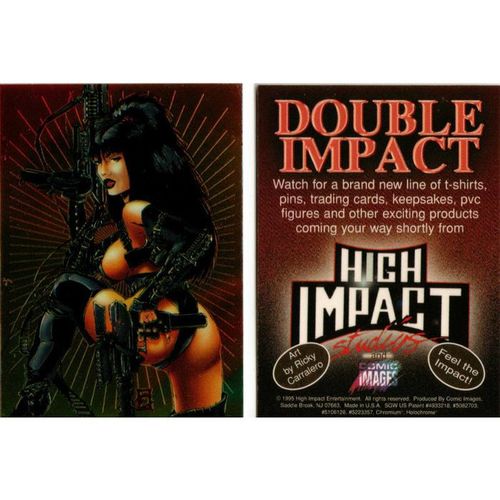 Double Impact Trading Card Promo High Impact from Comic Images