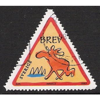 Fa 2028: letter multicoloured Greetings Stamp: Fancy Elk.