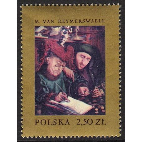 Poland Mi 1812: 2 Zl. 50 multicoloured Tax Collectors (M. C. van Reymerswaele).