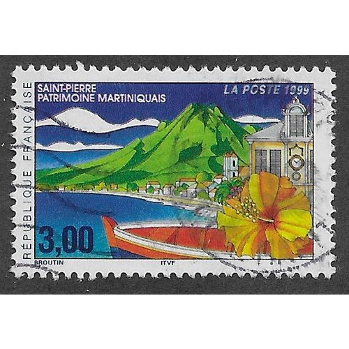 FRA 1999 3F 'MARTINIQUE' FINE USED (EBID58-070)