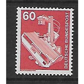 GERMANY 1975 60pf RED X - RAY APPARATUS SG 1745 M / MINT