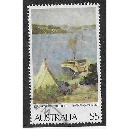 AUS 1974 $5.00 'MC MAHONS POINT' FINE USED (EBID68-008)
