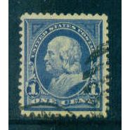 Used 264 1c Benjamin Franklin Fine M02819