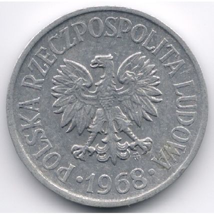 Poland : 20 Groszy 1968