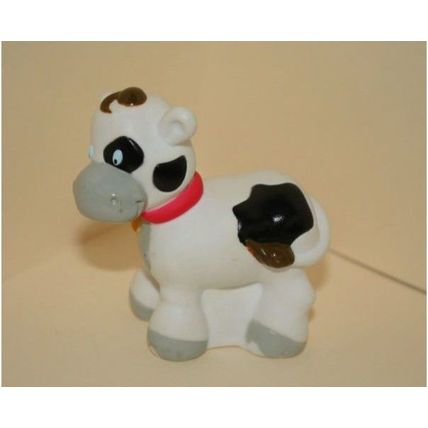 Little Tikes Black and White Cow Play Figure