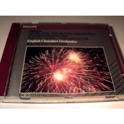 HANDEL - MUSIC FOR THE ROYAL FIREWORKS / WATER MUSIC- CD ALBUM - 1DISC