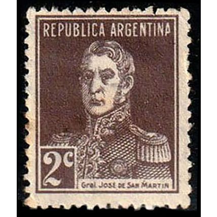 Argentina 1924 General San Martin 2c Used Stamp