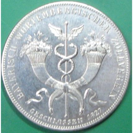 1827 Ludwig I, Germany. Challenge Coin, Souvenir. REPLICA. 44a.
