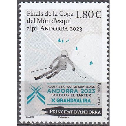 Andorre Français 2023 Coupe du Monde de Ski Neuf **