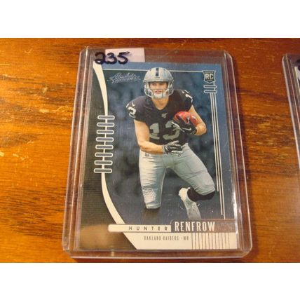 2019 Panini Chronicles Absolute, 4-Rc Cards, HUNTER RENFRO Rc, Raiders