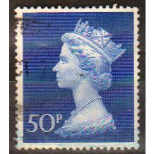 GB 1970 Large decimal definitive 50p SG831