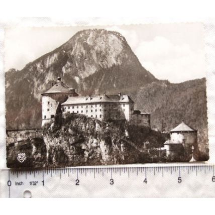 old postcard Kufstein Castle, Austria
