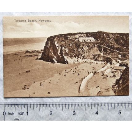 vintage postcard Tolcarne Beach, Newquay ref.1
