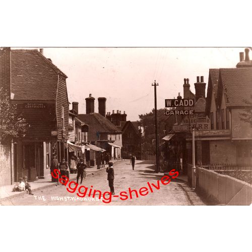 Sussex - WADHURST - High Street, looking south - RP - p/u 1913 - Camburn?