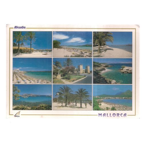 MALLORCA, SPAIN used postcard 1999 postmark multiview =