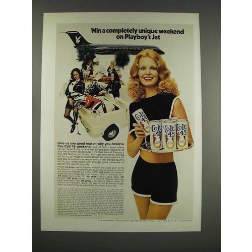 1973 Colt 45 Malt Liquor Ad - Unique Weekend