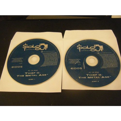 Thief II: The Metal Age (PC, 2000) - Discs Only!!!!