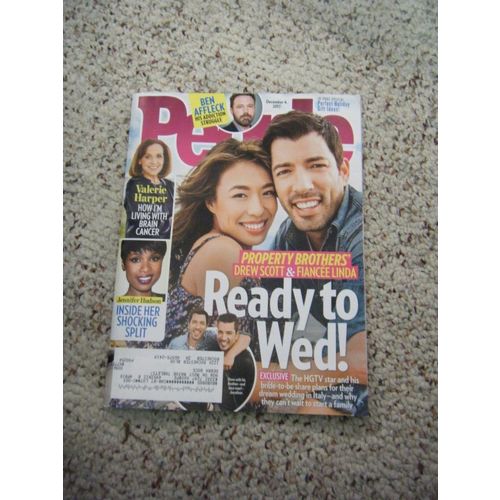People Magazine - Property Bros Drew Scott Ready to Wed Cover - December 4, 2017