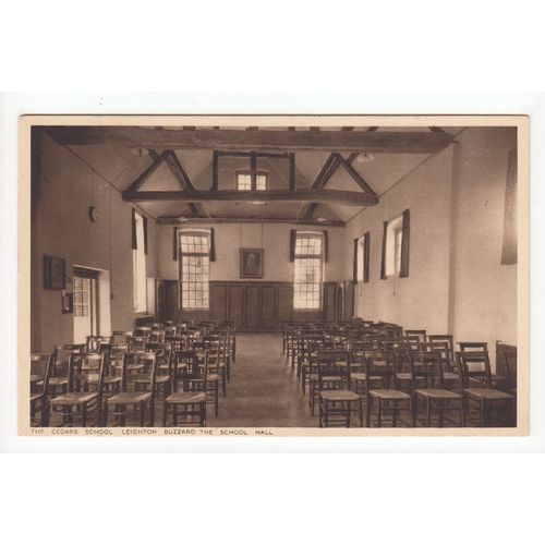 The Hall Cedar's School Leighton Buzzard Postcard Bedfordshire