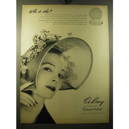 1950 Richard Hudnut Du Barry Beauty Preparations Ad