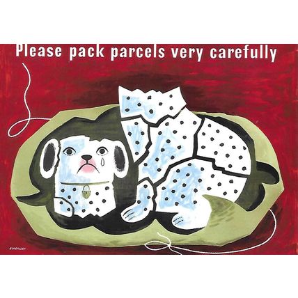 TPMPC014: Please pack parcels very carefully: Tom Eckersley, September 1957
