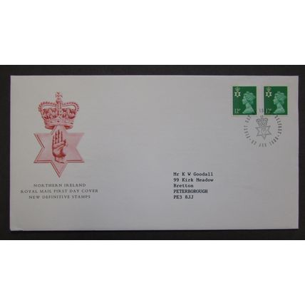 ROYAL MAIL - DEFINITIVES NORTHERN IRELAND FIRST DAY COVER 1986 (a)