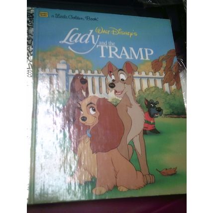 Disney's The Lady and the Tramp Little Golden Book hardcover