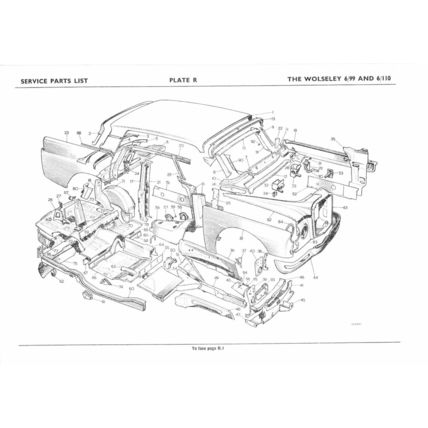 Wolseley 6/99 And 6/110 Parts Catalogue AKD1150 3rd Edition 1962 PDF