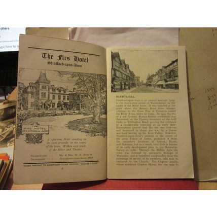 STRATFORD UPON AVON, Warwickshire Guide book p/b Shakespeare birthplace =