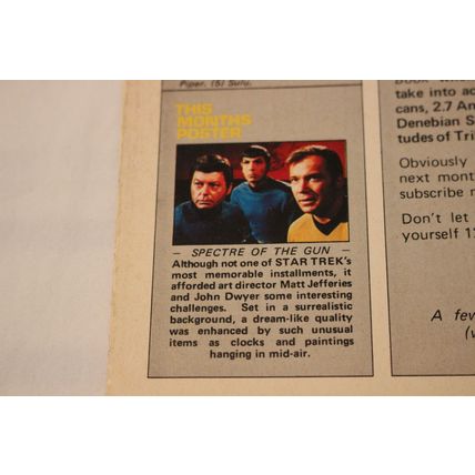 STAR TREK GIANT POSTER BOOK VOYAGE ONE-POSTER-KIRK, SPOCK, McCOY