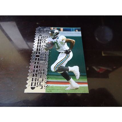 1996 Topps Laser Football Card # 107 Willie Jackson Ex (5) Jacksonville Jaguars