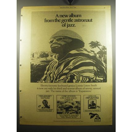 1975 Lonnie Liston Smith Expansions Album Advertisement