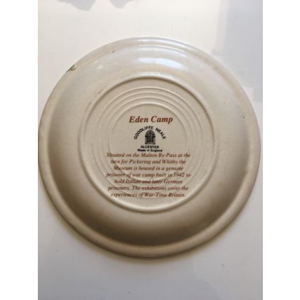 EDEN CAMP RATION BOOK PLATE