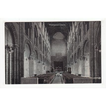 Church Interior Wymondham Postcard Norfolk 52291