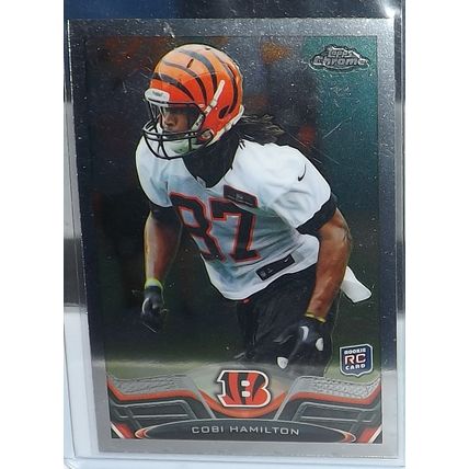 2013 Topps Chrome COBI HAMILTON (Bengals) Rookie Card #158