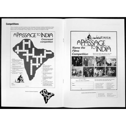 A PASSAGE TO INDIA 1984 Peggy Ashcroft, Judy Davis, James Fox UK CAMPAIGN BOOK