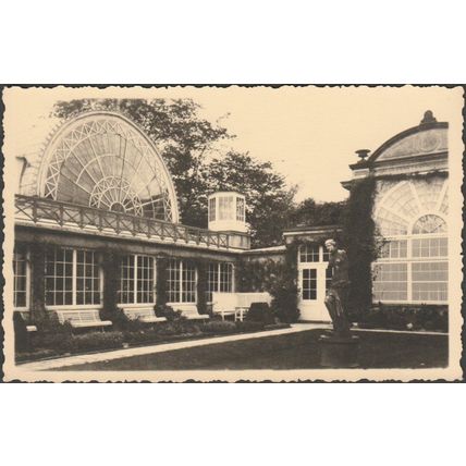 Unidentified Glasshouses, c.1930s - Agfa RP Postcard