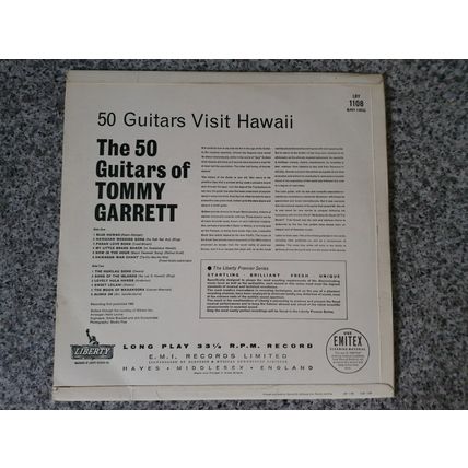 The 50 Guitars Of Tommy Garrett – 50 Guitars Visit Hawaii (SLBY1108) 1962 (LP)