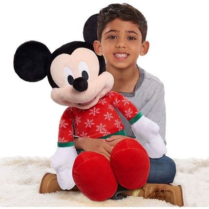 Disney Mickey Mouse 2020 Large Holiday Plush-22"-NEW-SEALED-FAST SHIPPING