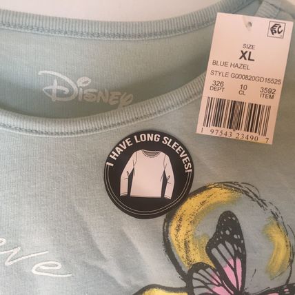 NEW Disney Girls' Tinkerbell Believe Long Sleeve XL T-Shirt