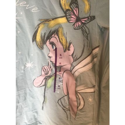 NEW Disney Girls' Tinkerbell Believe Long Sleeve XL T-Shirt